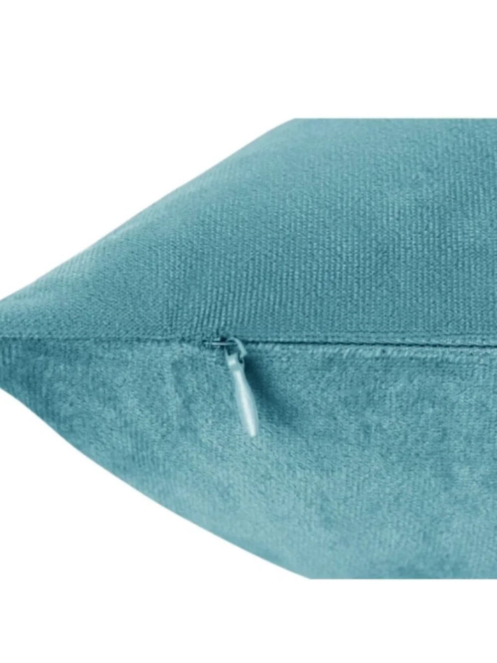 Nestl velvet luxury throw pillow covers Zipped 12X20 2pk Ocean Blue Rectangle